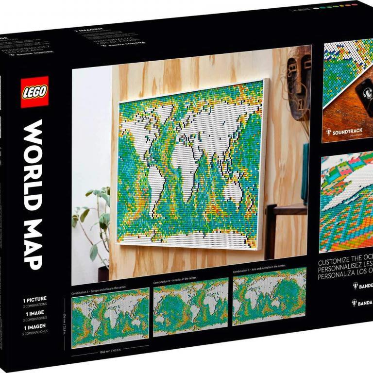 LEGO 31203 ART World Map / Wereldkaart - LEGO 31203 5
