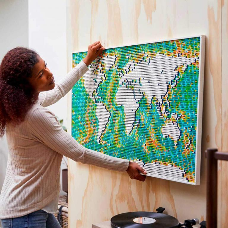 LEGO 31203 ART World Map / Wereldkaart - LEGO 31203 7