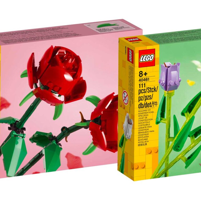 LEGO 40460 Rozen en LEGO 40461 Tulpen bundel - LEGO 40460 LEGO 40461 bundel