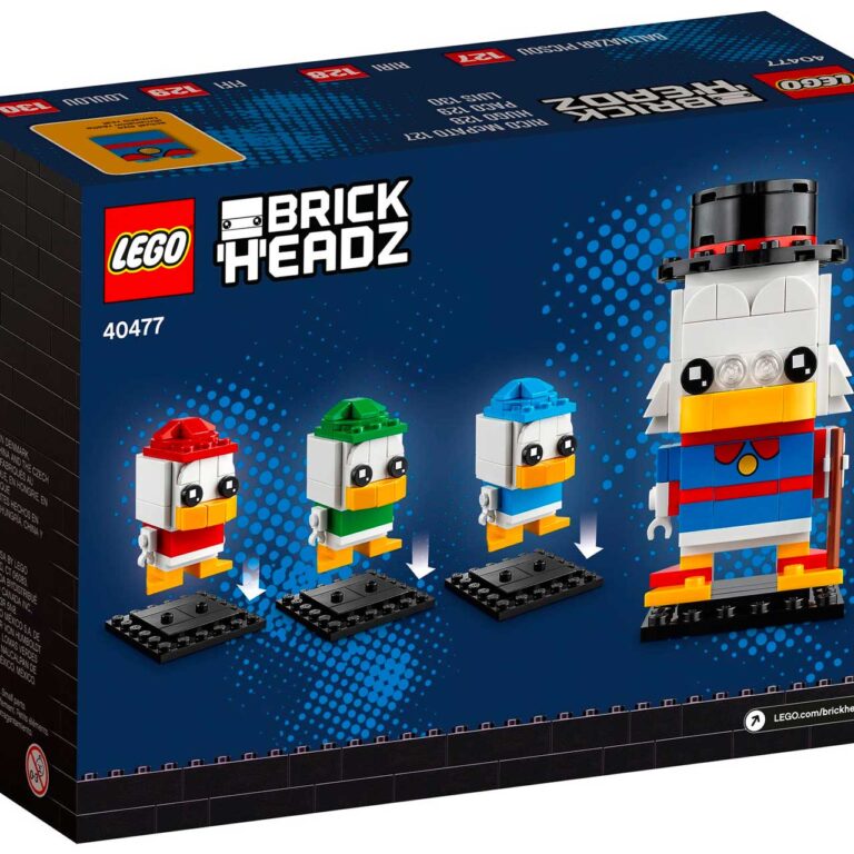 LEGO 40477 BrickHeadz Dagobert Duck, Kwik, Kwek en Kwak - LEGO 40477 2