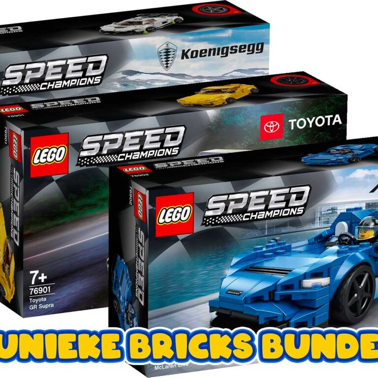 Bundel 3x LEGO Speed Champions 76900 76901 76902 - LEGO 76900 76901 76902 bundel