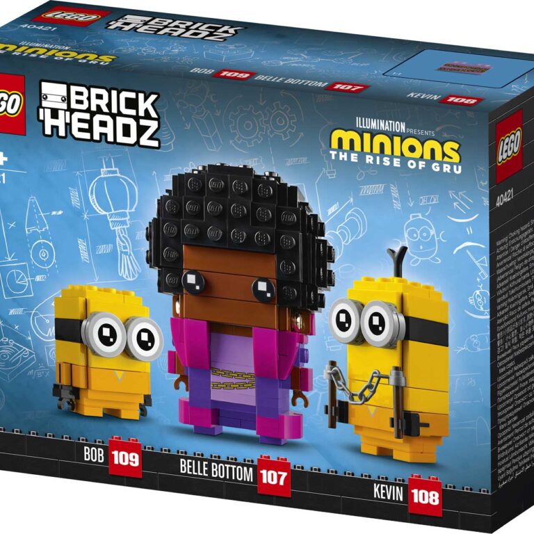 LEGO 40421 BrickHeadz Belle Bottom, Kevin en Bob - LEGO 40421 INT 6