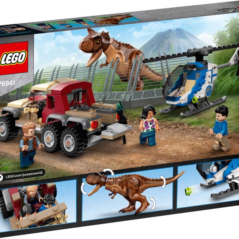 LEGO 76941 Jurassic World Achtervolging van dinosaurus Carnotaurus - LEGO 76941 4