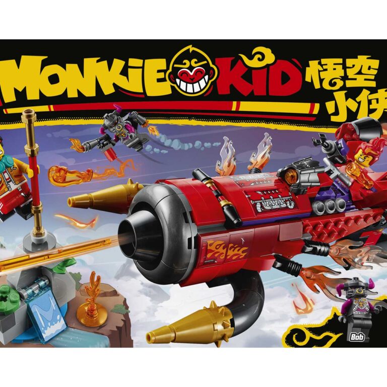 LEGO 80019 Monkie Kid Red Son's helvliegtuig - LEGO 80019 INT 13