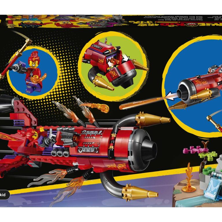 LEGO 80019 Monkie Kid Red Son's helvliegtuig - LEGO 80019 INT 16