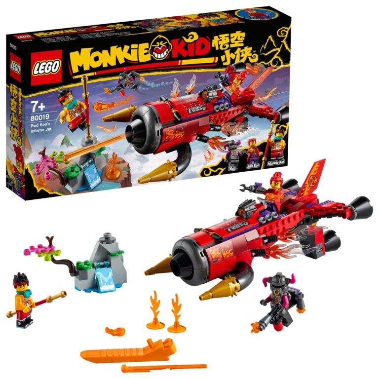 LEGO 80019 Monkie Kid Red Son's helvliegtuig - LEGO 80019 INT 17