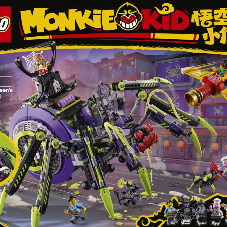 LEGO 80022 Monkie Kid Arachnide basis van de spinnenkoningin - LEGO 80022 INT 15