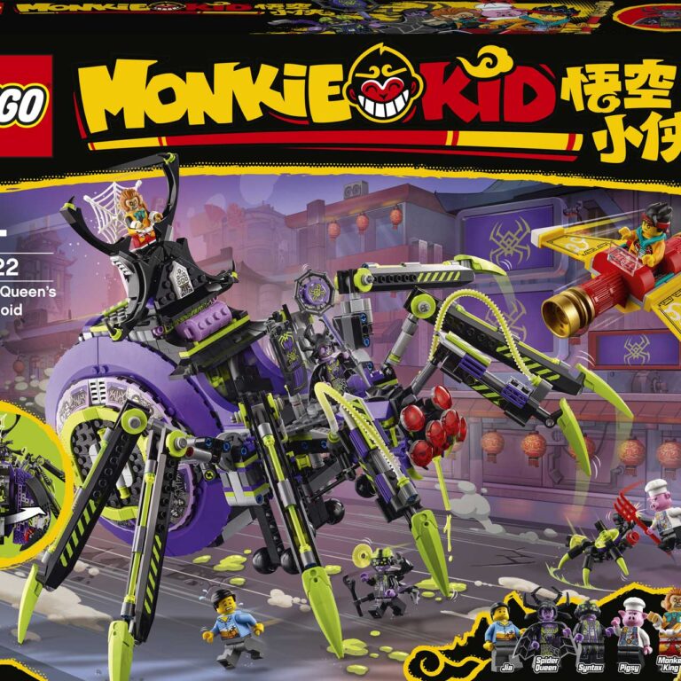 LEGO 80022 Monkie Kid Arachnide basis van de spinnenkoningin - LEGO 80022 INT 16