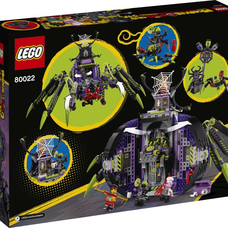 LEGO 80022 Monkie Kid Arachnide basis van de spinnenkoningin - LEGO 80022 INT 17