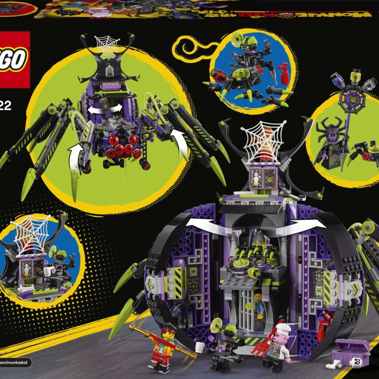 LEGO 80022 Monkie Kid Arachnide basis van de spinnenkoningin - LEGO 80022 INT 18