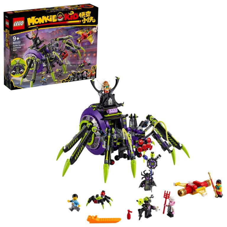 LEGO 80022 Monkie Kid Arachnide basis van de spinnenkoningin - LEGO 80022 INT 19