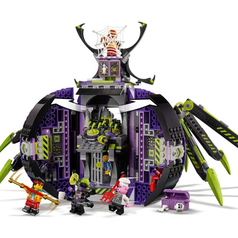 LEGO 80022 Monkie Kid Arachnide basis van de spinnenkoningin - LEGO 80022 INT 22