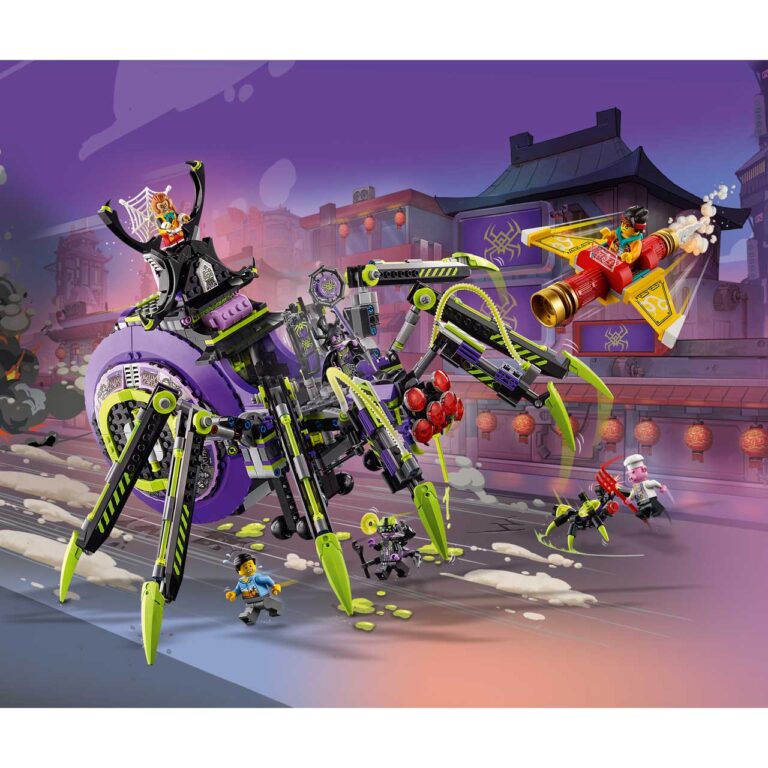 LEGO 80022 Monkie Kid Arachnide basis van de spinnenkoningin - LEGO 80022 INT 3