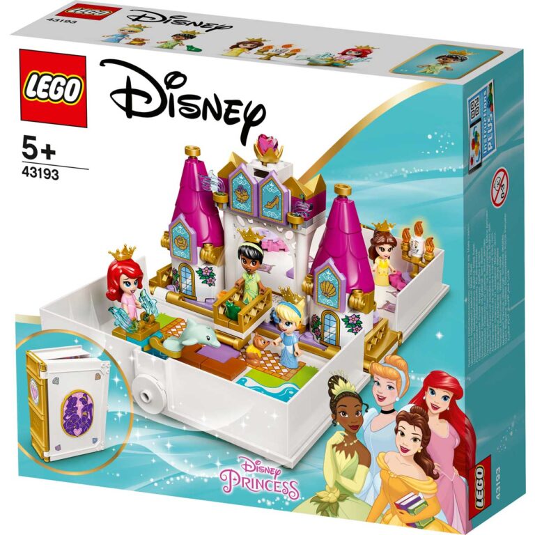 LEGO 43193 Disney Ariel, Belle, Assepoester en Tiana's verhalenboekavontuur - 43193 Box2 v29