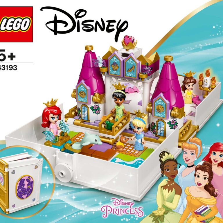 LEGO 43193 Disney Ariel, Belle, Assepoester en Tiana's verhalenboekavontuur - 43193 Box3 v29