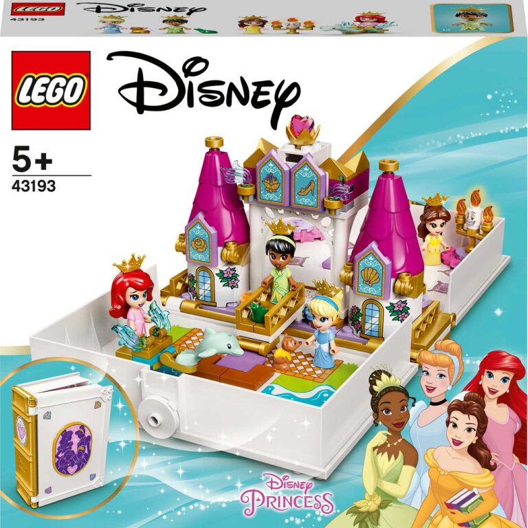 LEGO 43193 Disney Ariel, Belle, Assepoester en Tiana's verhalenboekavontuur - 43193 Box4 v29