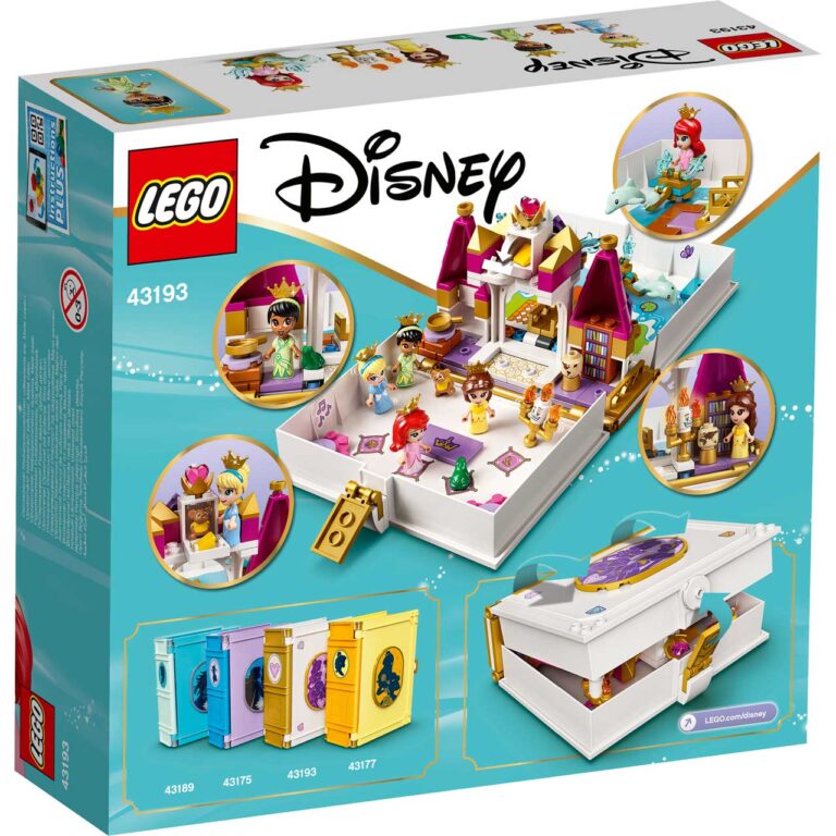 LEGO 43193 Disney Ariel, Belle, Assepoester en Tiana's verhalenboekavontuur - 43193 Box5 v29