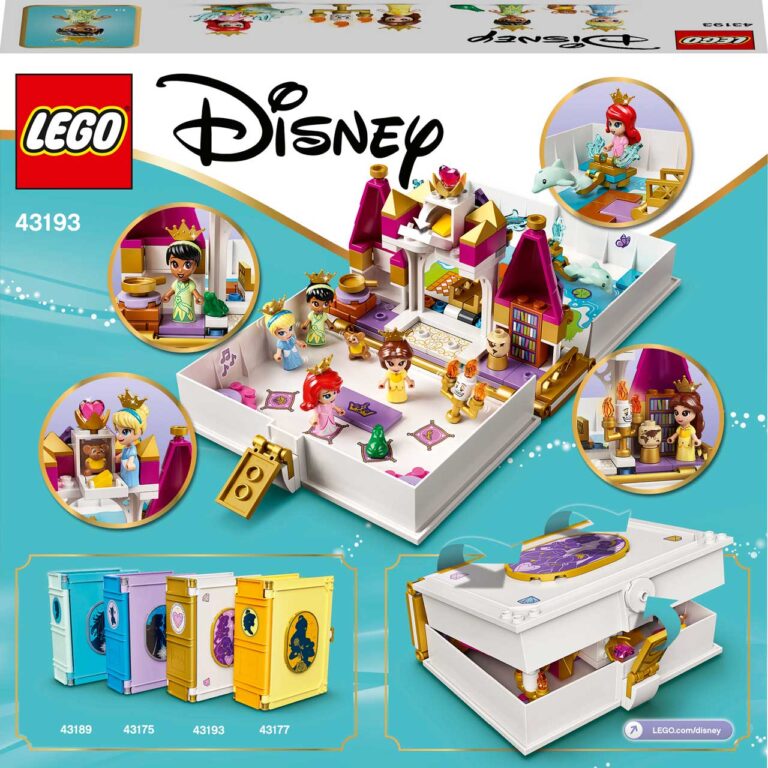 LEGO 43193 Disney Ariel, Belle, Assepoester en Tiana's verhalenboekavontuur - 43193 Box6 v29