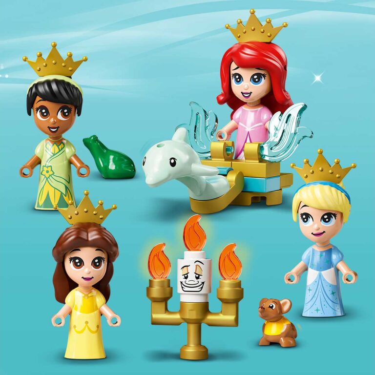 LEGO 43193 Disney Ariel, Belle, Assepoester en Tiana's verhalenboekavontuur - 43193 Feature1