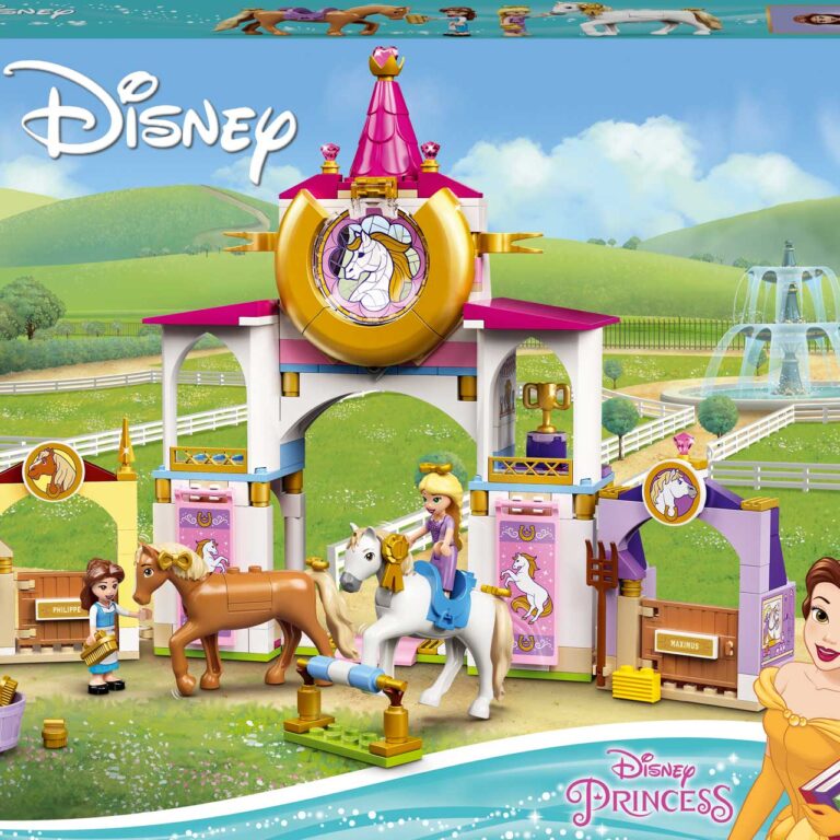 LEGO 43195 Disney Belle en Rapunzel's koninklijke paardenstal - 43195 Box4 v29