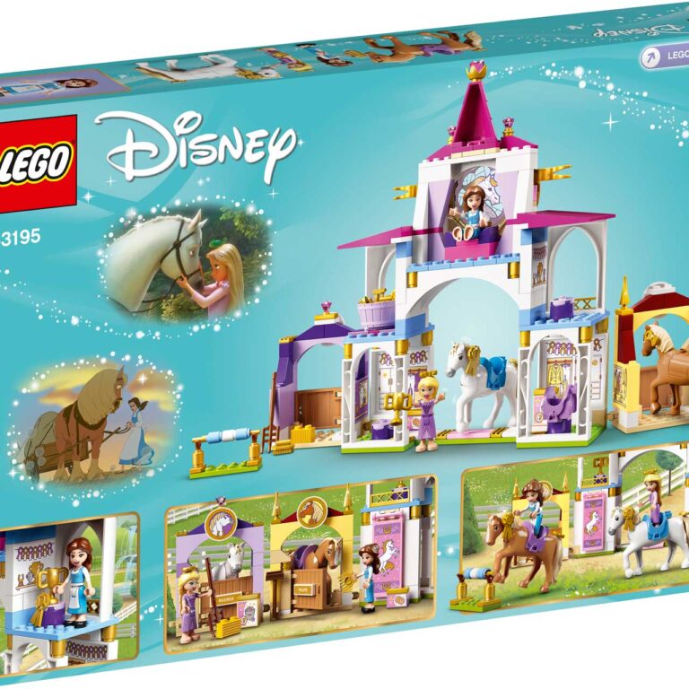 LEGO 43195 Disney Belle en Rapunzel's koninklijke paardenstal - 43195 Box5 v29