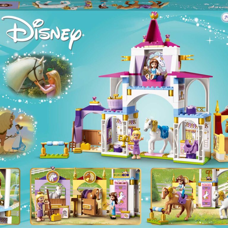 LEGO 43195 Disney Belle en Rapunzel's koninklijke paardenstal - 43195 Box6 v29