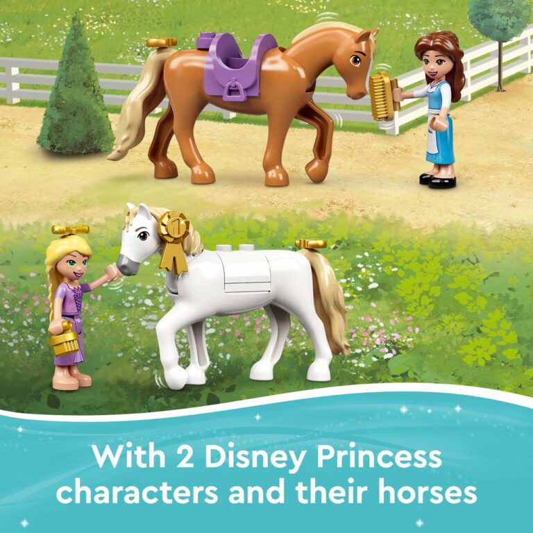 LEGO 43195 Disney Belle en Rapunzel's koninklijke paardenstal - 43195 DisneyPrincess 2HY21 EcommerceMobile US 1500x1500 2
