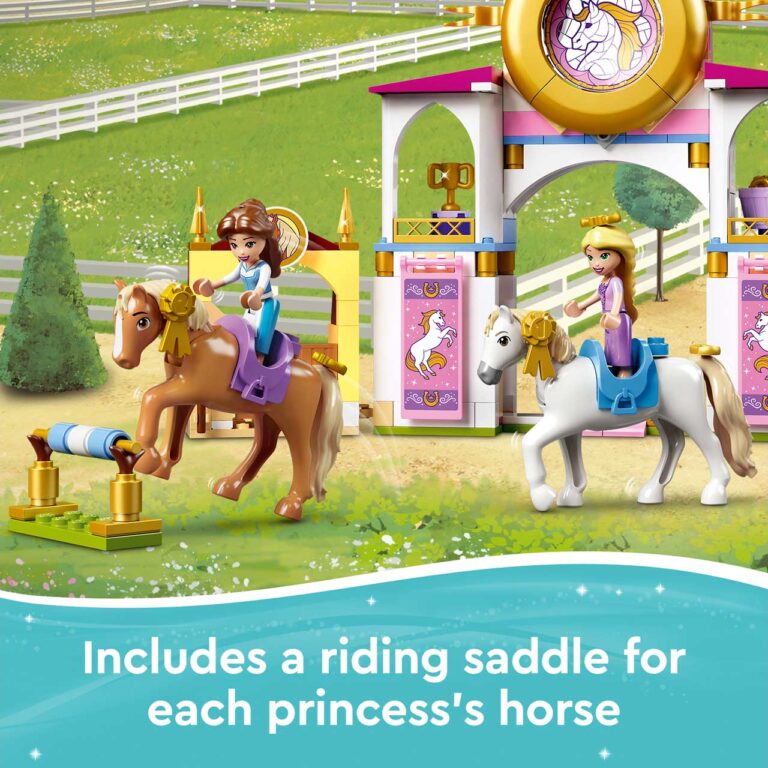 LEGO 43195 Disney Belle en Rapunzel's koninklijke paardenstal - 43195 DisneyPrincess 2HY21 EcommerceMobile US 1500x1500 3