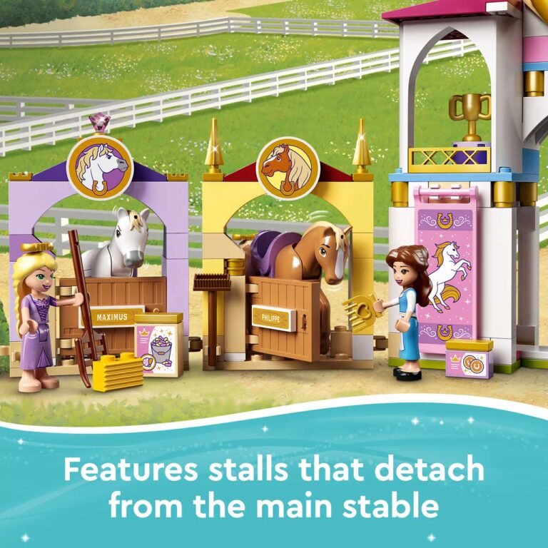 LEGO 43195 Disney Belle en Rapunzel's koninklijke paardenstal - 43195 DisneyPrincess 2HY21 EcommerceMobile US 1500x1500 4