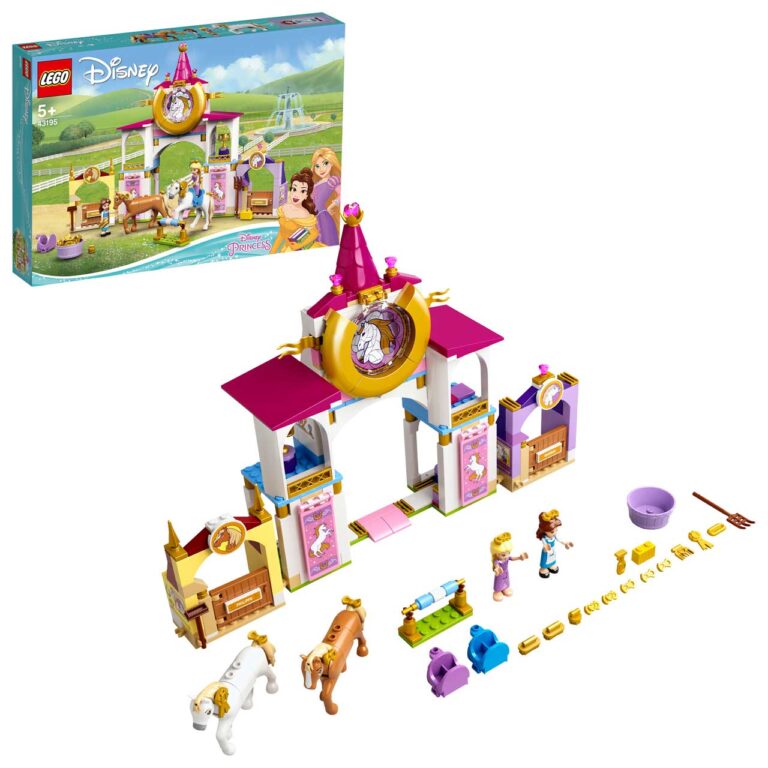 LEGO 43195 Disney Belle en Rapunzel's koninklijke paardenstal - 43195 boxprod v29