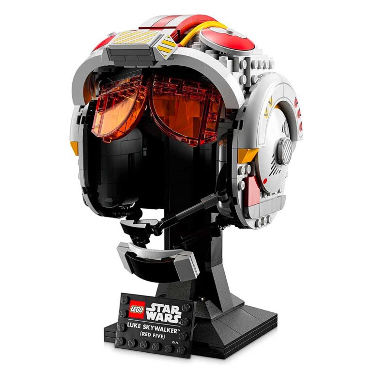 LEGO 75327 Star Wars Luke Skywalker Helm - lego star wars 75327 luke skywalker red five helm build