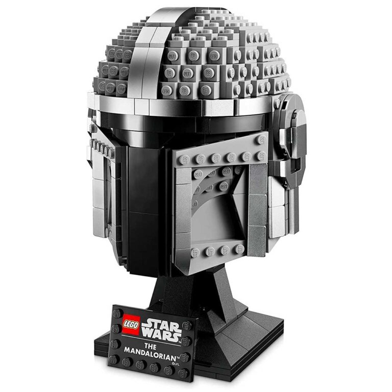 LEGO 75328 Star Wars The Mandalorian Helmet - lego star wars 75328 mandalorianer helm build