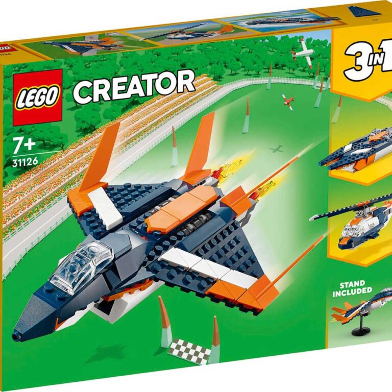 LEGO 31126 Creator 3-in-1 Supersonisch Straalvliegtuig - LEGO 31126 Supersonisch straalvliegtuig 2