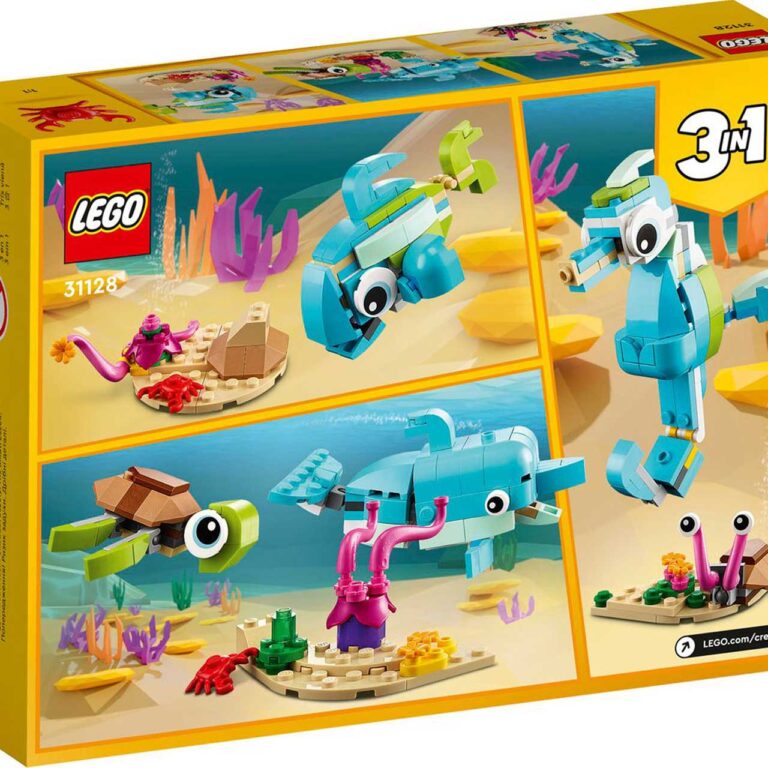 LEGO 31128 Creator 3-in-1 Dolfijn en schildpad - LEGO 31128 Dolfijn en Schildkroete 3