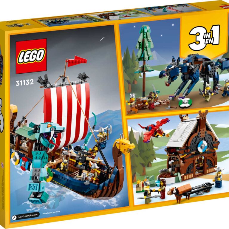 LEGO 31132 Creator 3-in-1 Viking Longship & Serpent - LEGO 31132 alt7