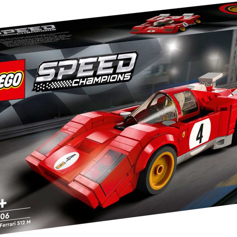 Bundel 3x LEGO Speed Champions 76906 76907 76908 - LEGO 76906 1970 Ferrari 512 M 2