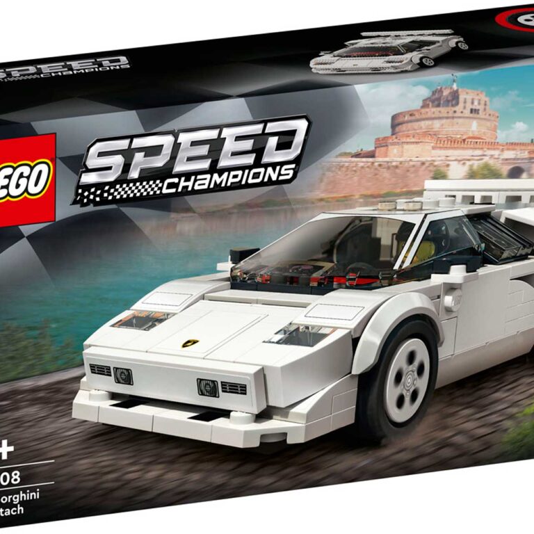 Bundel 3x LEGO Speed Champions 76906 76907 76908 - LEGO 76908 Lamborghini Countach 2