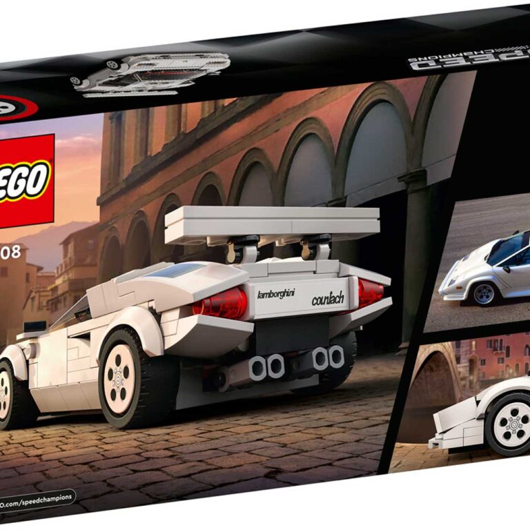 Bundel 3x LEGO Speed Champions 76906 76907 76908 - LEGO 76908 Lamborghini Countach 3