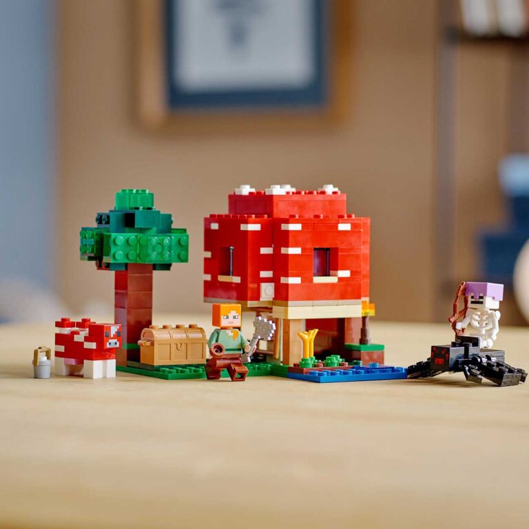 LEGO 21179 Minecraft Het Paddenstoelenhuis - LEGO 21179 L28 7