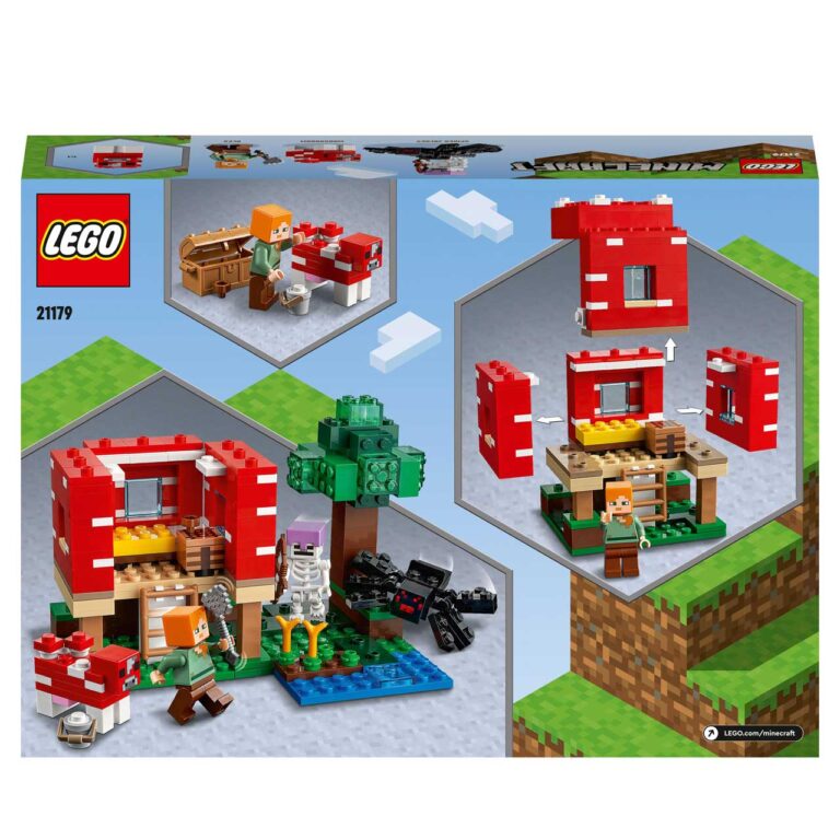 LEGO 21179 Minecraft Het Paddenstoelenhuis - LEGO 21179 L45 9