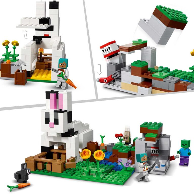 LEGO 21181 Minecraft De Konijnenhoeve - LEGO 21181 L26 5