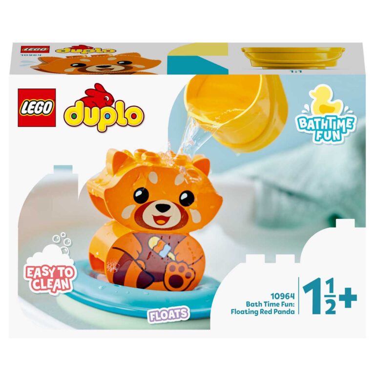 LEGO 10964 DUPLO Pret in bad: drijvende rode panda - LEGO 10964 L1 1