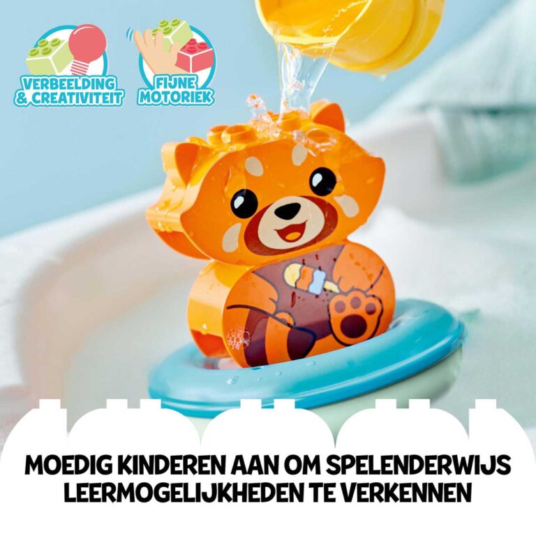 LEGO 10964 DUPLO Pret in bad: drijvende rode panda - LEGO 10964 L37 13