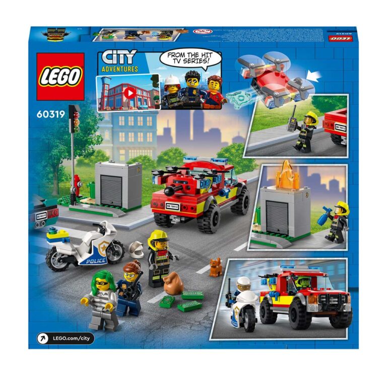 LEGO 60319 City Brandweer & Politie achtervolging - LEGO 60319 L45 9