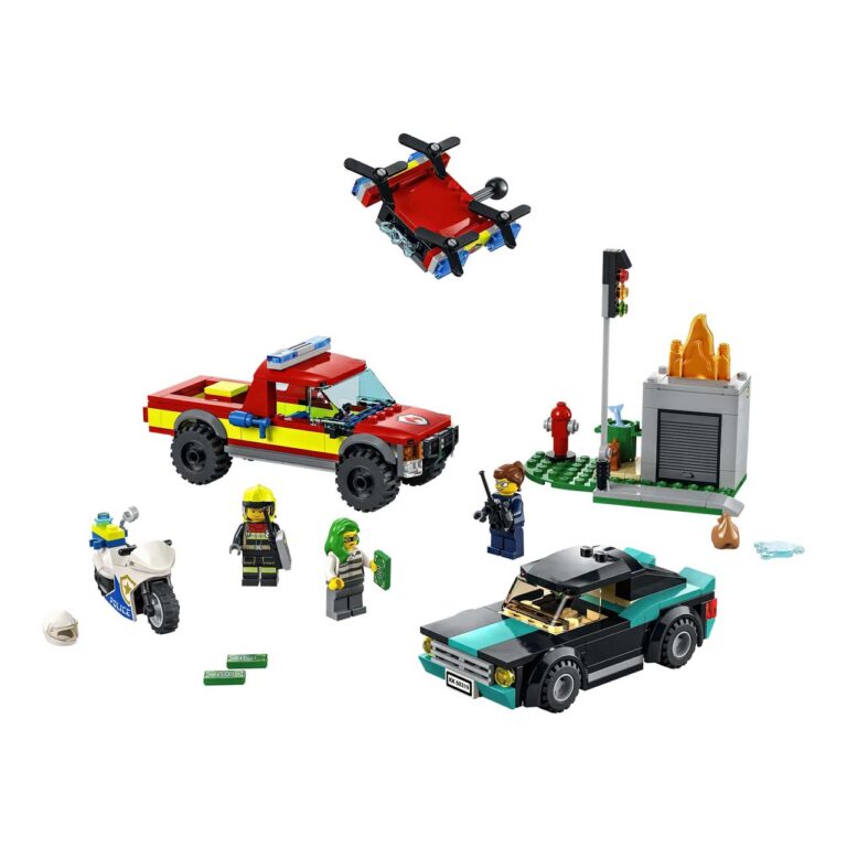 LEGO 60319 City Brandweer & Politie achtervolging - LEGO 60319 L54 3