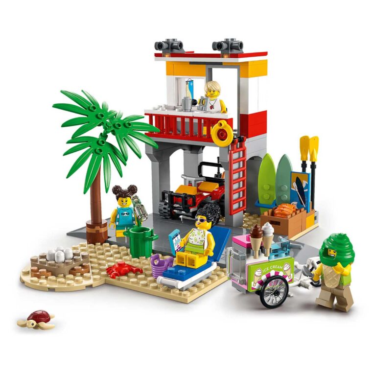 LEGO 60328 City Strandwachter uitkijkpost - LEGO 60328 L25 4