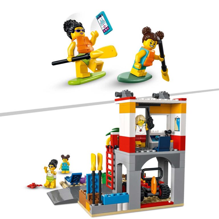 LEGO 60328 City Strandwachter uitkijkpost - LEGO 60328 L26 5