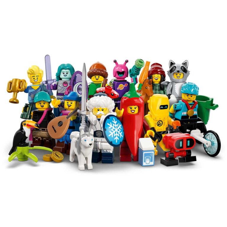 LEGO 71032 minifiguren serie 22 - koop de complete serie (opengeknipte zakjes) - LEGO 71032 3