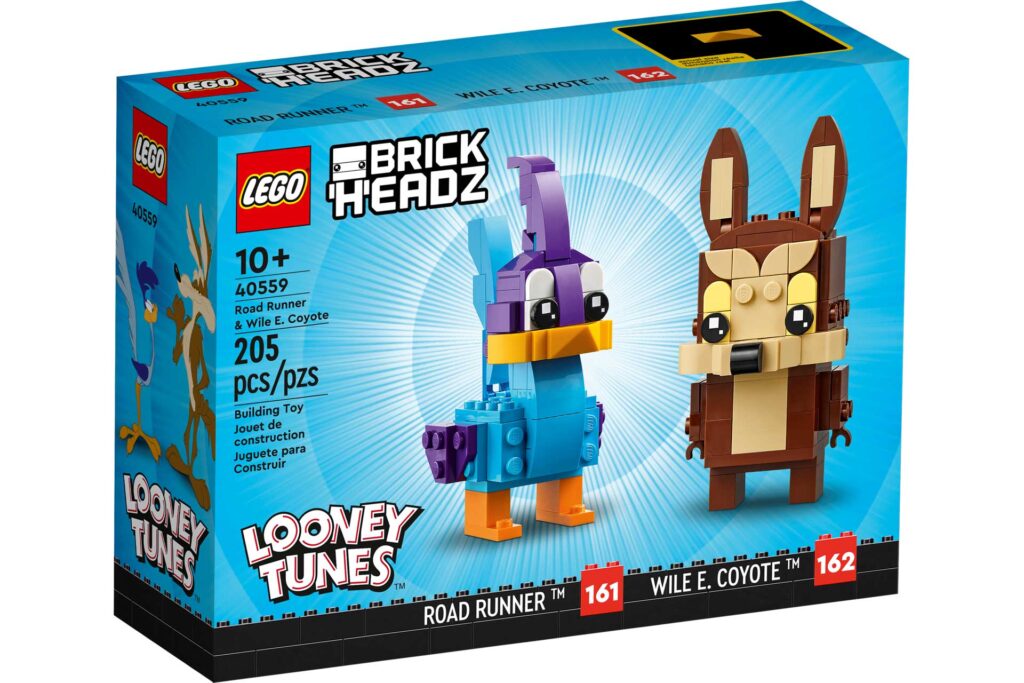 LEGO 40559 BrickHeadz Road Runner & Wile E. Coyote
