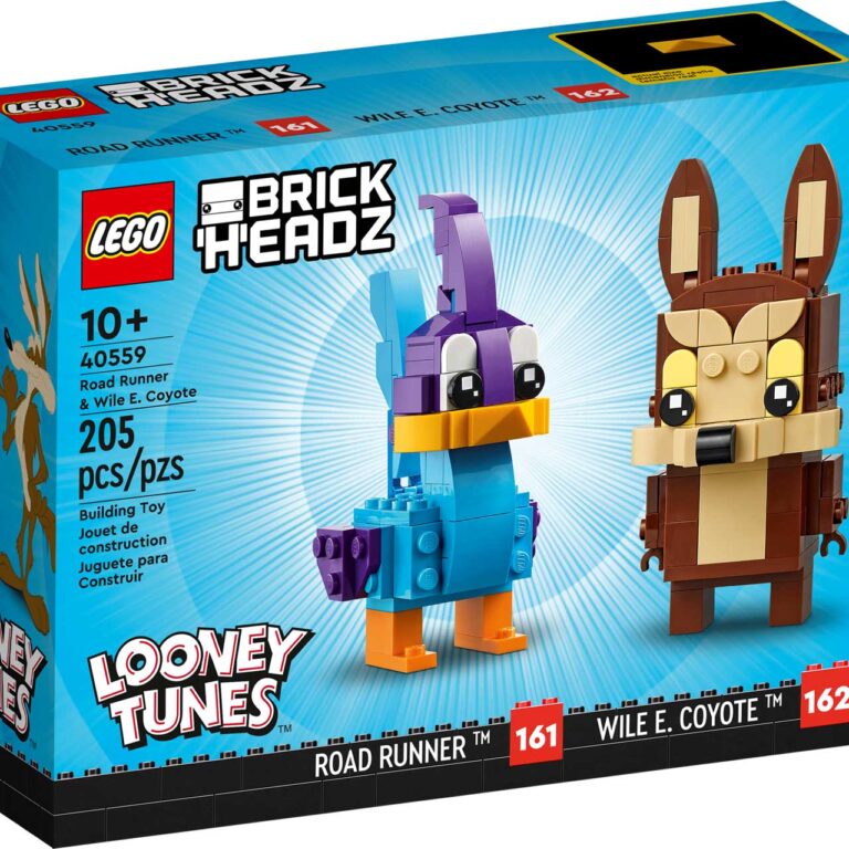 LEGO 40559 BrickHeadz Road Runner & Wile E. Coyote